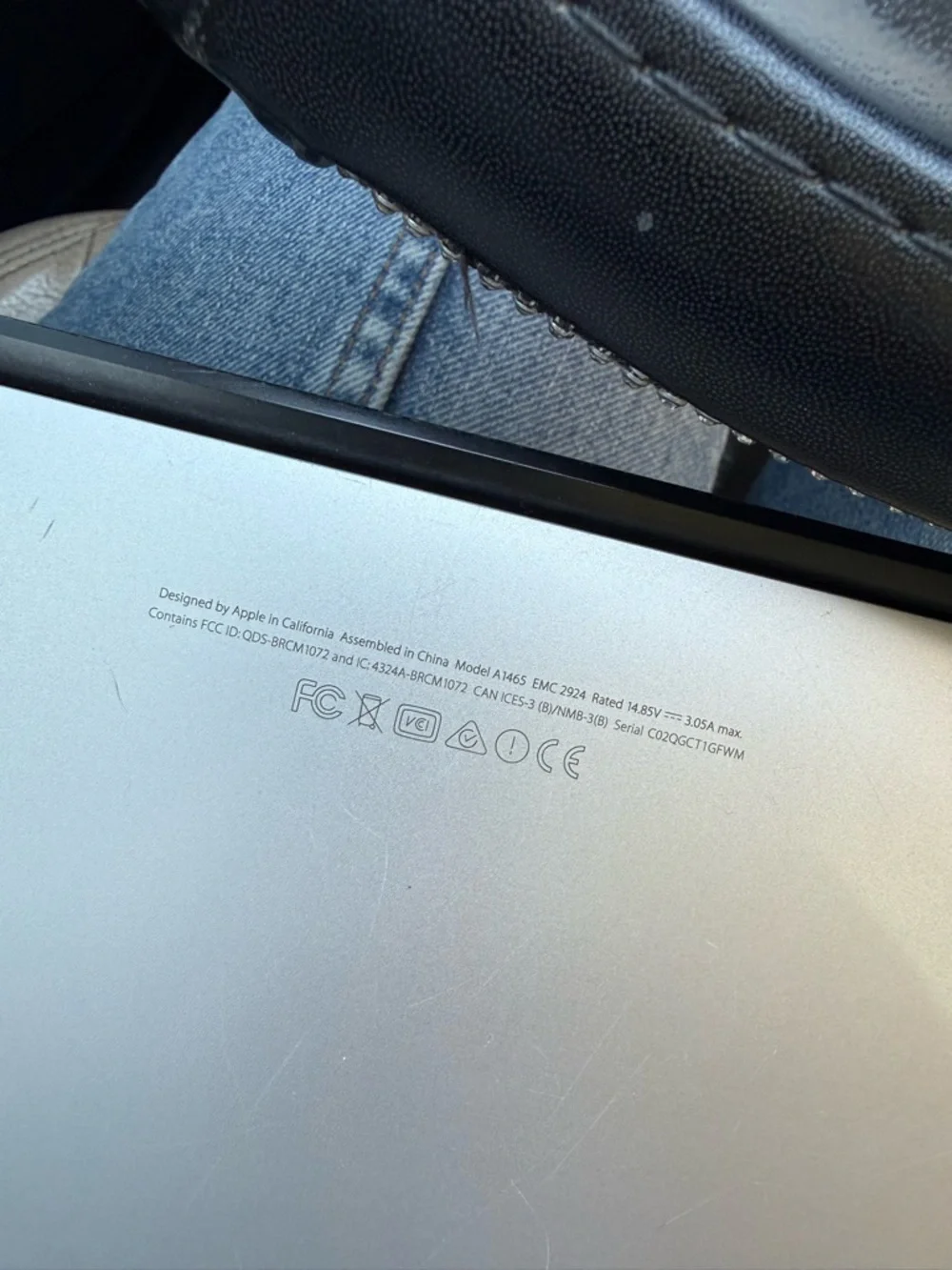 Apple MacBook Air Silver with Black Keys